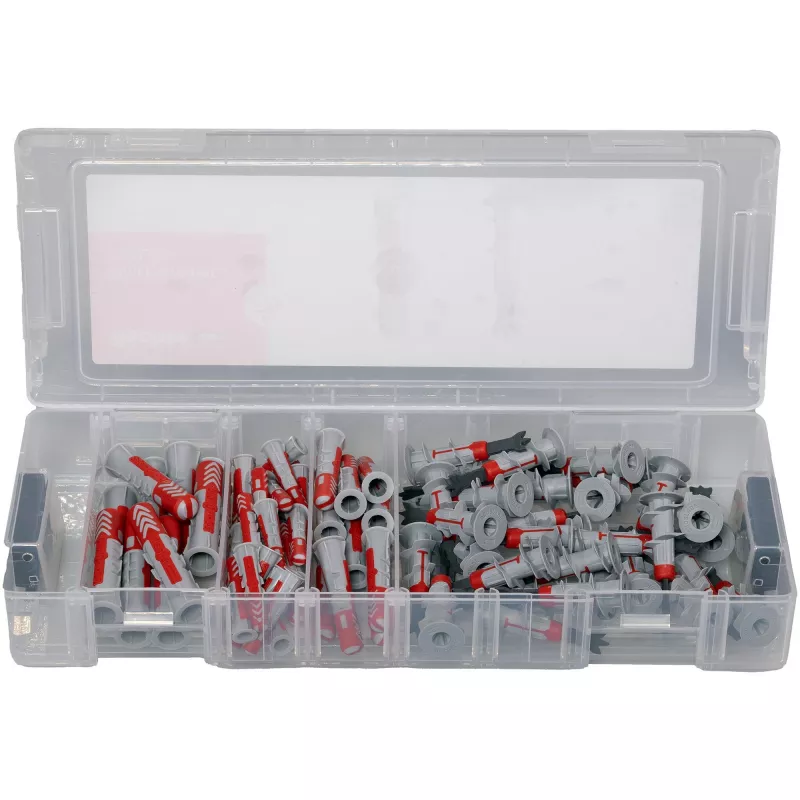fischer MiniFixTainer DuoLine zestaw mocujący 77 elementów 560098