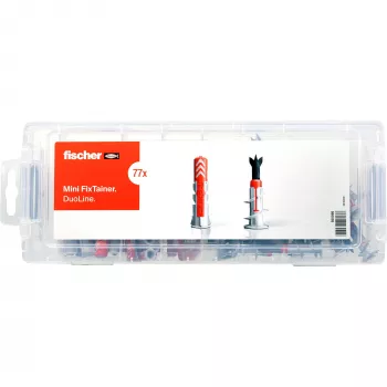 fischer MiniFixTainer DuoLine zestaw mocujący 77 elementów 560098