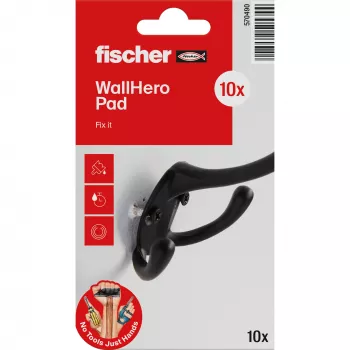 fischer NTJH włóknina naprawcza 100x100 mm, 10 szt. – wytrzymała tkanina wzmacniająca do naprawy pęknięć 570490