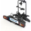 Fischer ProlineEvo 2 Bagażnik Rowerowy na Hak do 2 Rowerów, 60 kg, Składany, Oświetlenie LED