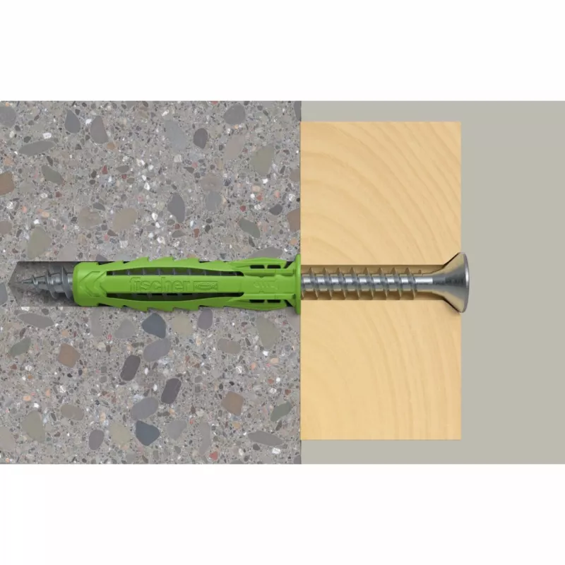 Fischer SX Plus Green 8x40 S K kołki rozporowe z wkrętami, 10 szt. (567864)