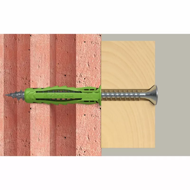 Fischer SX Plus Green 8x40 S K kołki rozporowe z wkrętami, 10 szt. (567864)