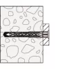 Fischer SXRL 8x100 T Długa Kotwa Ramowa, Ocynkowana Galwanicznie, 50 sztuk 540115