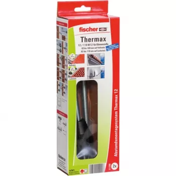 FISCHER Thermax 12/110 M12 System montażowy dystansowy, 2 sztuki