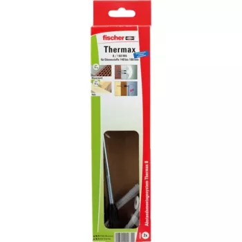 fischer THERMAX 8/160 M6 System montażowy dystansowy do izolacji termicznej, czarno-szary, 2 sztuki 045684