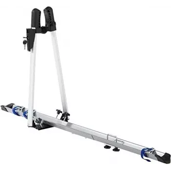 Fischer Xtreme Dachfahrradträger für 1 Fahrrad – 15 kg Last, Aluminiumarm, abschließbar, TÜV/GS (18093)