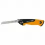 Fiskars Pro Compact Składana piła, 160 mm Ostrze, Dwa ostrza, SoftGrip Rękojeść, Blokada bezpieczeństwa