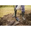 FISKARS SOLID+ XL Sharp Spade z długim stalowym trzonkiem, ostrzem ze stali borowej, uchwytem D, 1250 mm