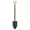 FISKARS SOLID+ XL Sharp Spade z długim stalowym trzonkiem, ostrzem ze stali borowej, uchwytem D, 1250 mm