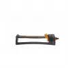 Fiskars Zraszacz wodny 1023662 Zraszacz oscylacyjny, pokrycie 200 m², czarny/pomarańczowy
