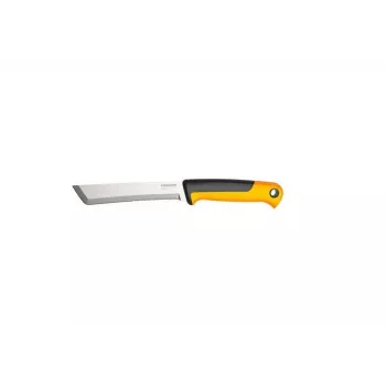 Fiskars X-series K82 Nóż do Zbiorów, Ostrze ze Stali Nierdzewnej, Rękojeść SoftGrip, 15 cm, Czarny/Pomarańczowy