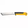 Fiskars X-series K82 Nóż do Zbiorów, Ostrze ze Stali Nierdzewnej, Rękojeść SoftGrip, 15 cm, Czarny/Pomarańczowy