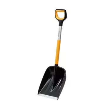 Fiskars X-series Teleskopowa łopata do śniegu samochodowa (Czarno-pomarańczowa)