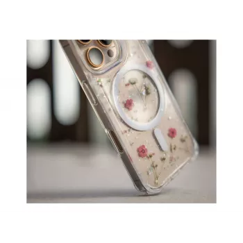 FIXED MagBloom Etui na Apple iPhone 17 Pro Max, Śliwkowy Róż