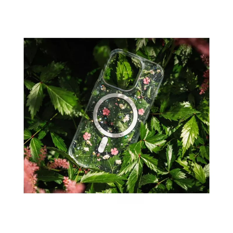 FIXED MagBloom Etui na Apple iPhone 17 Pro Max, Śliwkowy Róż