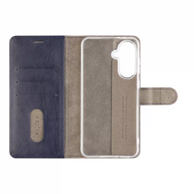 Etui książkowe Fixed Opus dla Samsung Galaxy A37 5G, skóra syntetyczna, niebieski