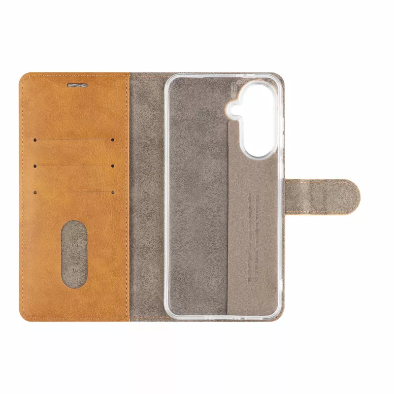 Fixed Opus Book Case do Samsung Galaxy A37 5G, Skóra Syntetyczna, Brązowy