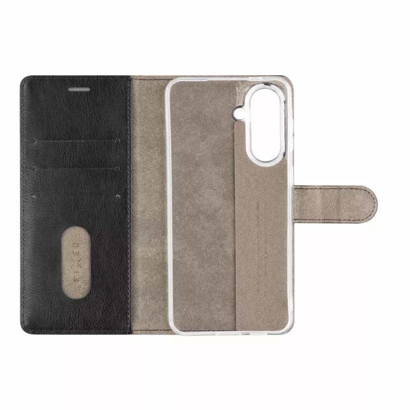 Fixed Opus Book Case do Samsung Galaxy A57 5G, Skóra Syntetyczna, Czarny