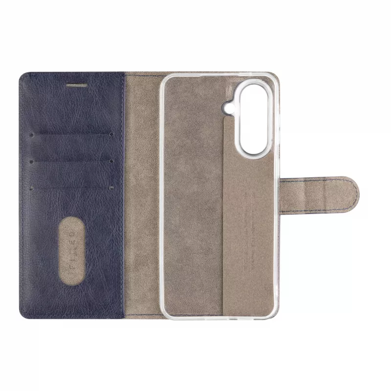 Etui książkowe Fixed Opus dla Samsung Galaxy A57 5G, skóra syntetyczna, niebieski