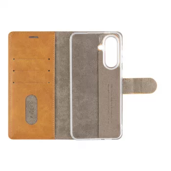 Fixed Opus Book Case do Samsung Galaxy A57 5G, Skóra syntetyczna, Brązowy