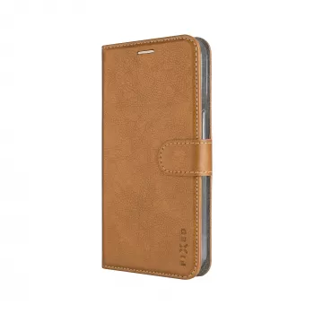 Fixed Opus Book Case do Samsung Galaxy A57 5G, Skóra syntetyczna, Brązowy