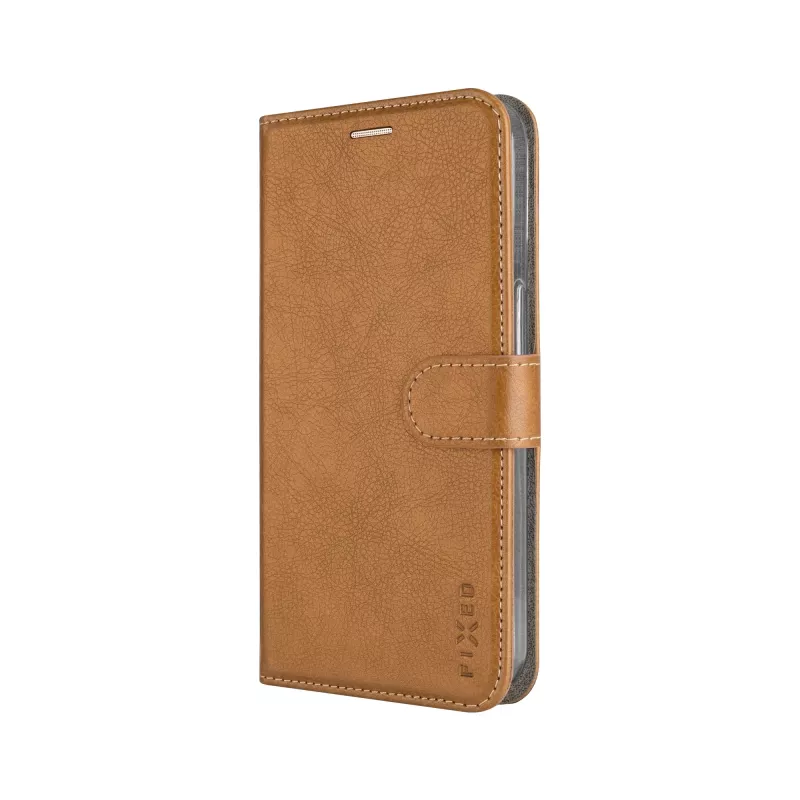 Fixed Opus Book Case do Samsung Galaxy A57 5G, Skóra syntetyczna, Brązowy