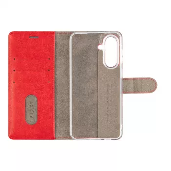 Etui książkowe Fixed Opus dla Samsung Galaxy A57 5G, skóra syntetyczna, czerwony