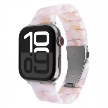 FIXED Resin Strap pro do Apple Watch 38/40/41, Candy Pink