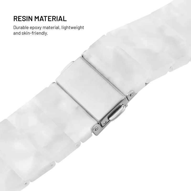 FIXED Resin Strap pro do Apple Watch 38/40/41, Cloud White