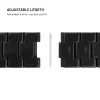 FIXED Resin Strap pro do Apple Watch 44/45/46/49, Carbon Black