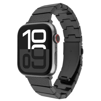 FIXED Resin Strap pro do Apple Watch 44/45/46/49, Carbon Black