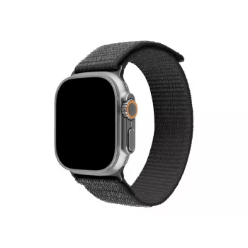 FIXED sportowy pasek nylonowy do Apple Watch Ultra 49mm - ciemnoszary (160-210 mm)