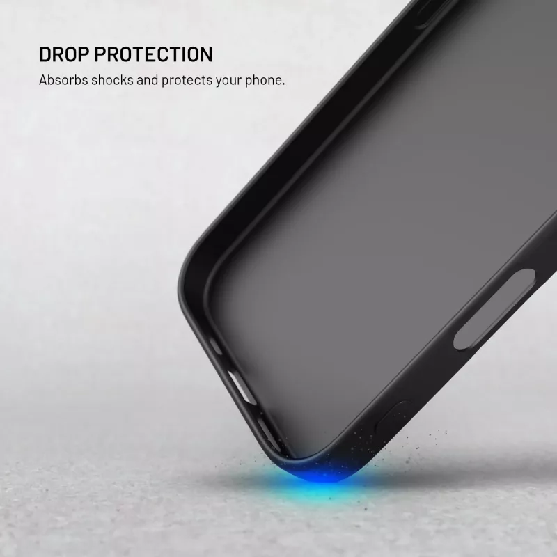 Fixed Story Back Cover do Xiaomi 17 - Gumowany - Czarny