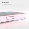 Fixed Story Back Cover do Xiaomi 17 Gumowany Różowy