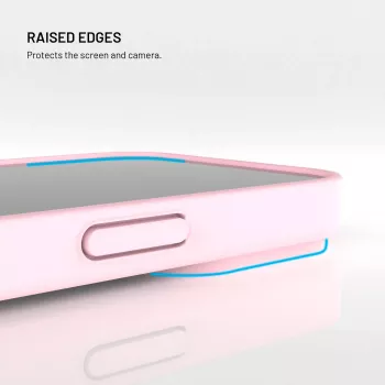 Fixed Story Back Cover do Xiaomi 17 Gumowany Różowy