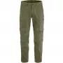 Fjällräven Abisko Hybrid Trail Zip-off Convertible Trousers Men's Laurel Green