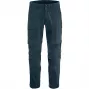Fjällräven Abisko Hybrid Trail Zip-Off Spodnie męskie zamieniane w szorty Navy