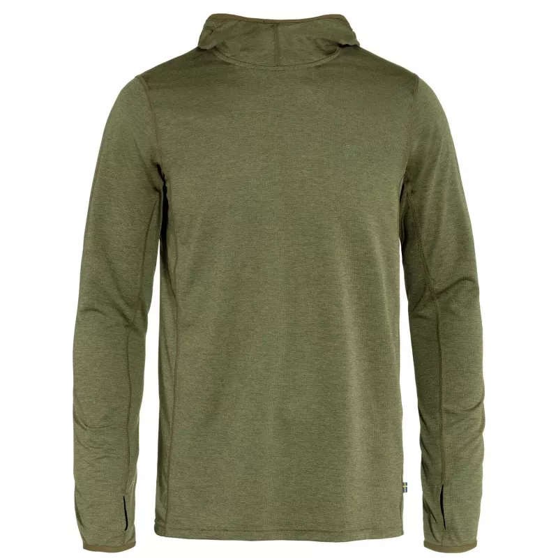 Fjällräven Abisko Sun Hoodie Męski Zielony