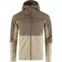 Kurtka polarowa Fjällräven Abisko Trail dla mężczyzn, kolor Fossil/Suede Brown, rozmiar M