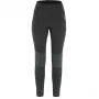 Fjällräven Abisko Varm Trekking Tights Women's Black-Iron Grey
