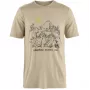 Fjällräven Hoja Lugnt Wool T-shirt - Fossil