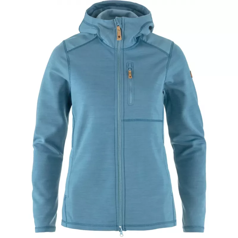 Fjällräven Keb Fleece Hoodie Women's Dawn Blue