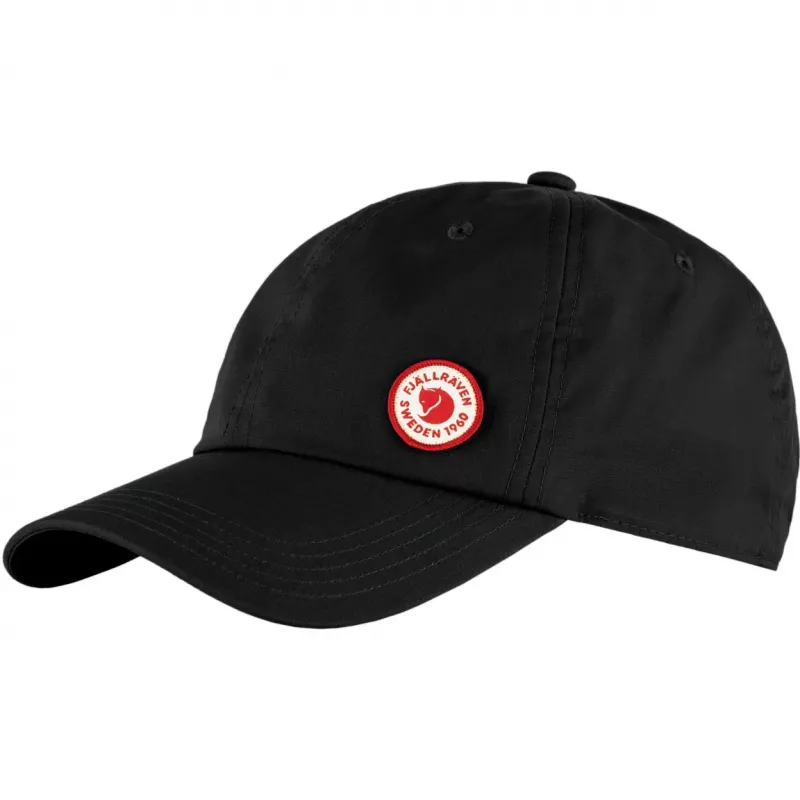 Fjällräven Logo Cap Black - G-1000 Eco Baseball Cap z UPF 50+