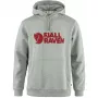 Bluza z kapturem Fjällräven Logo Męska Grey Melange XL