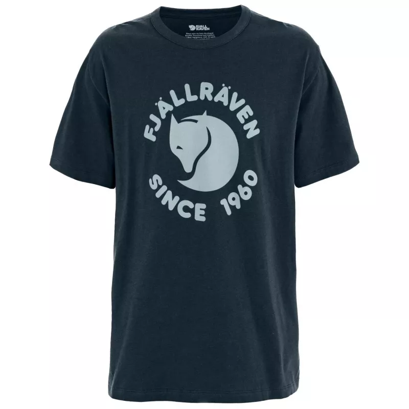 Fjällräven Męska T-Shirt o Luźnym Króju Ciemny Granat