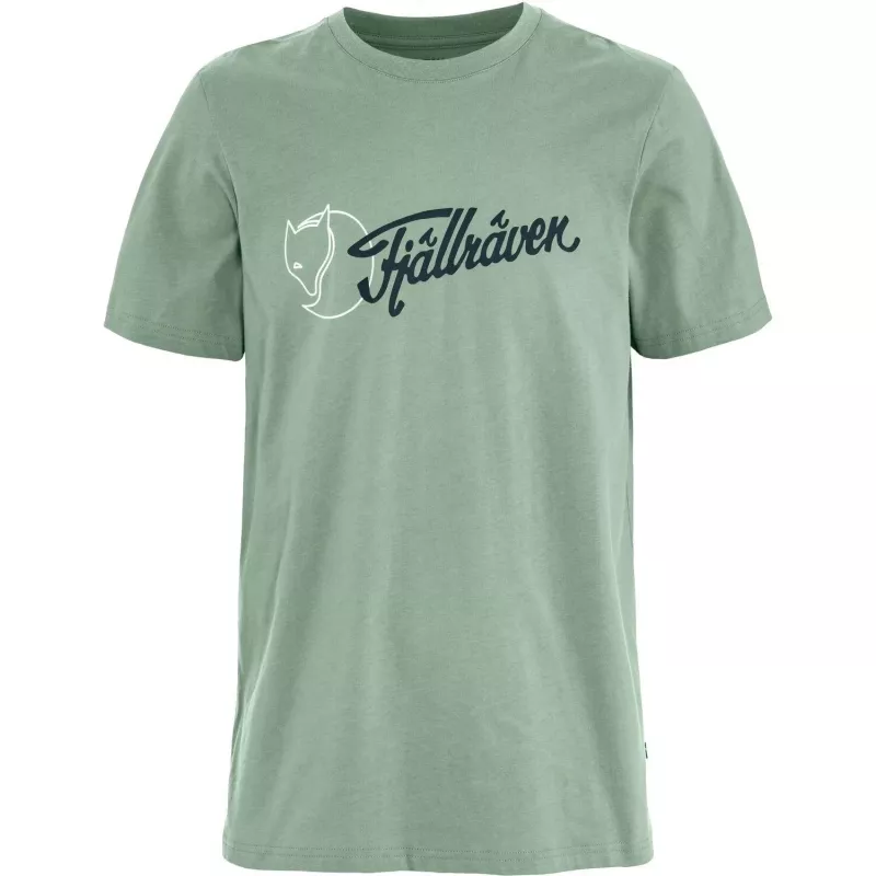 Fjällräven Men's T-Shirt Archive Logo Misty Green