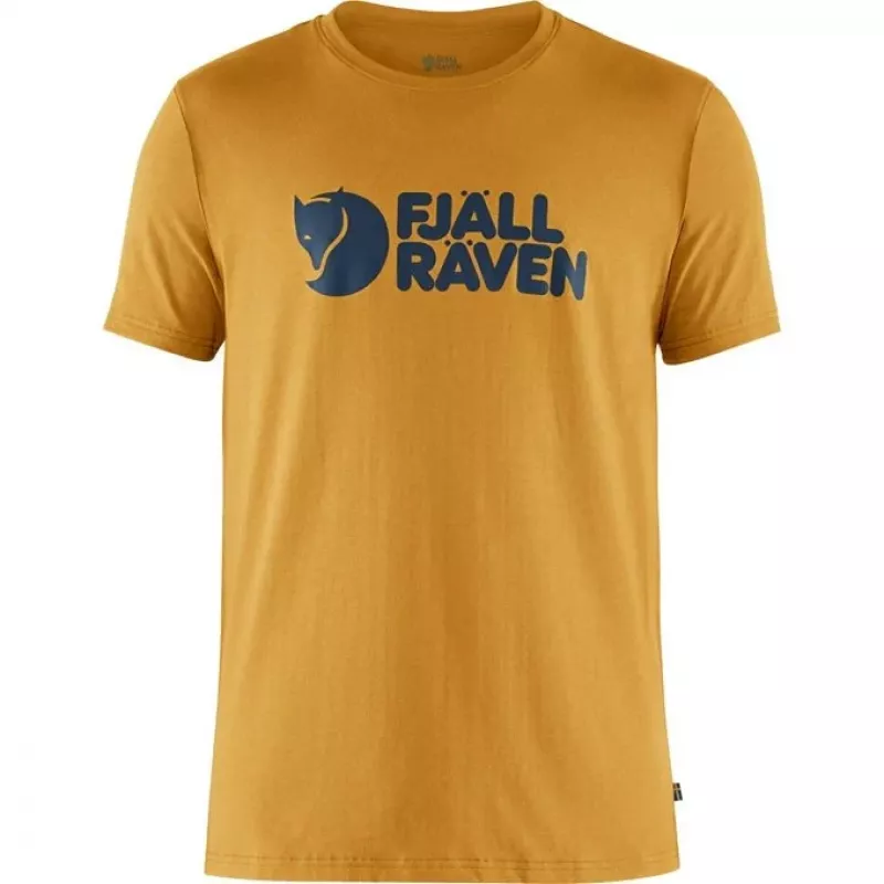 Fjällräven Męska Koszulka Logo Ochre
