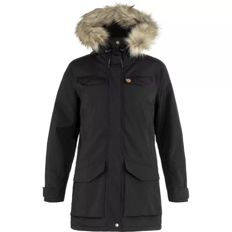 Fjällräven Nuuk Parka Women's - Black - Size M