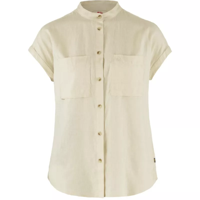 Fjällräven Övik Hemp SS Women's Shirt Chalk White S