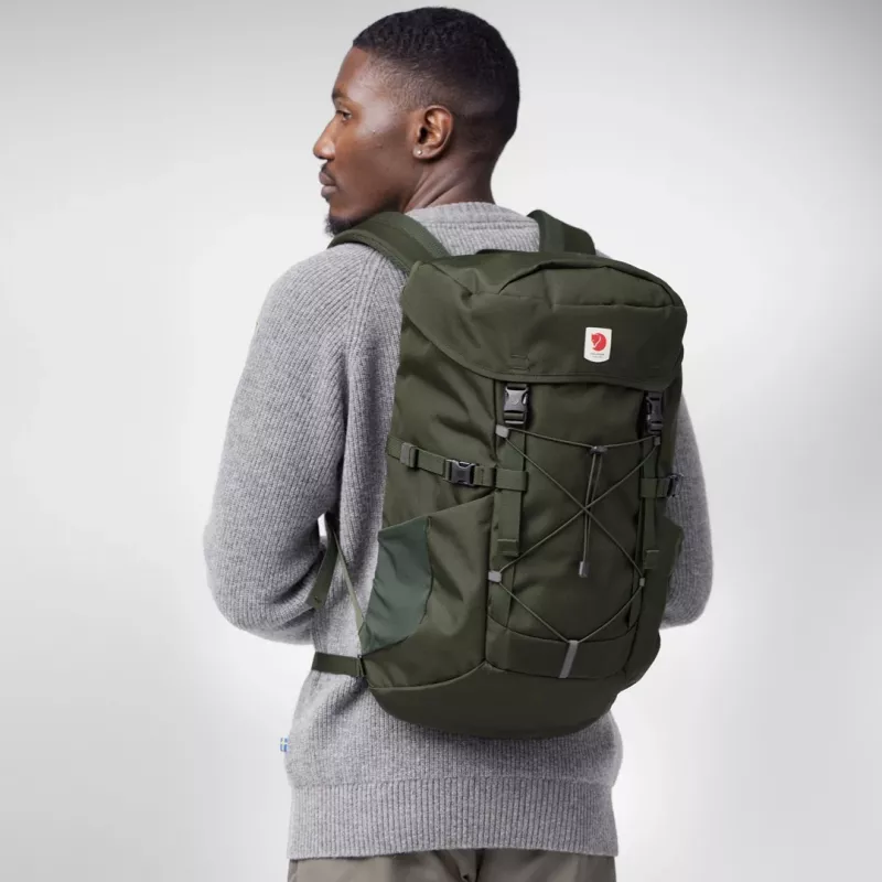 Fjällräven Skule Top 26 Plecak Zielony Oxford z recyklingowanego poliestru